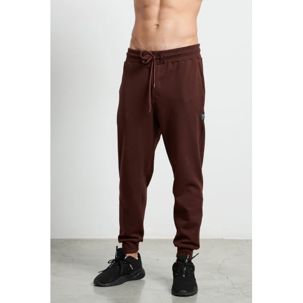 Ανδρικό παντελόνι φόρμας BODYTALK 1222-958900 JOGGER καφέ