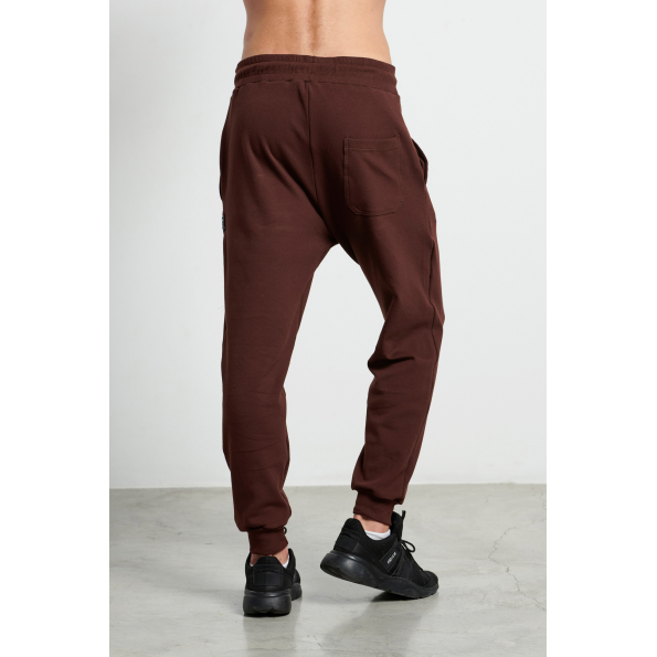 Ανδρικό παντελόνι φόρμας BODYTALK 1222-958900 JOGGER καφέ Ανδρικά