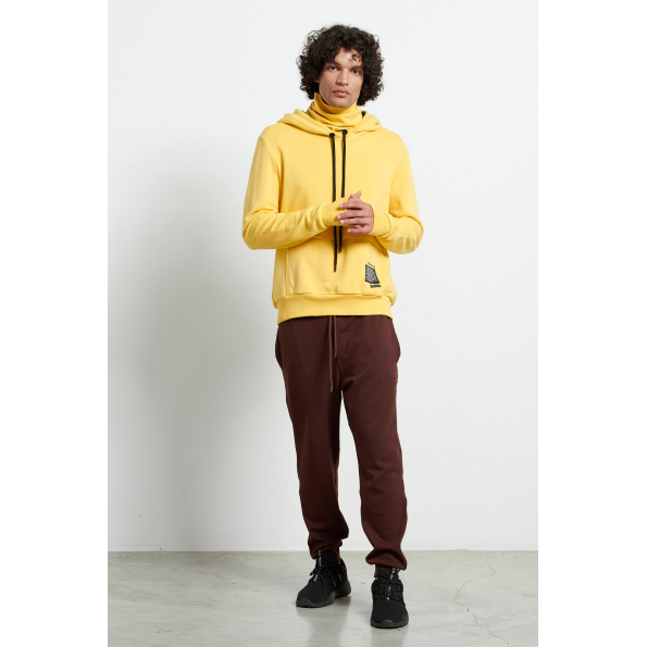 Ανδρικό παντελόνι φόρμας BODYTALK 1222-958900 JOGGER καφέ Ανδρικά