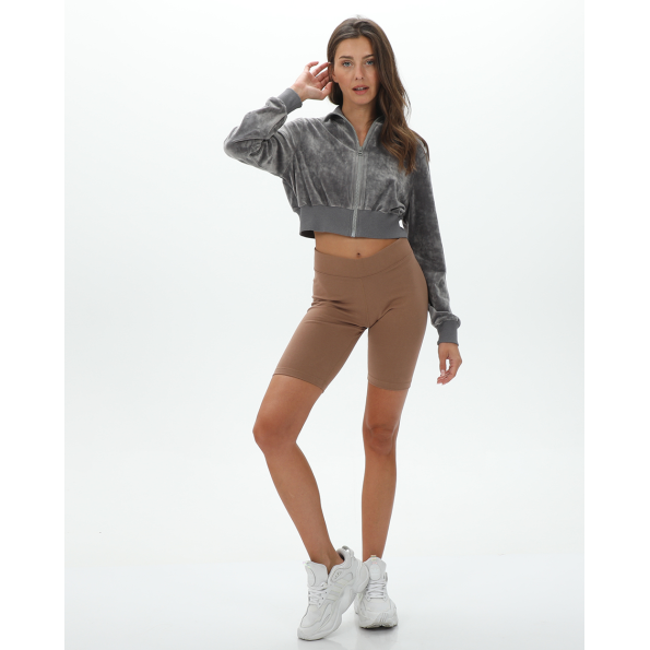 Γυναικεία ζακέτα BODYTALK 1212-907422 γκρι Γυναικεία