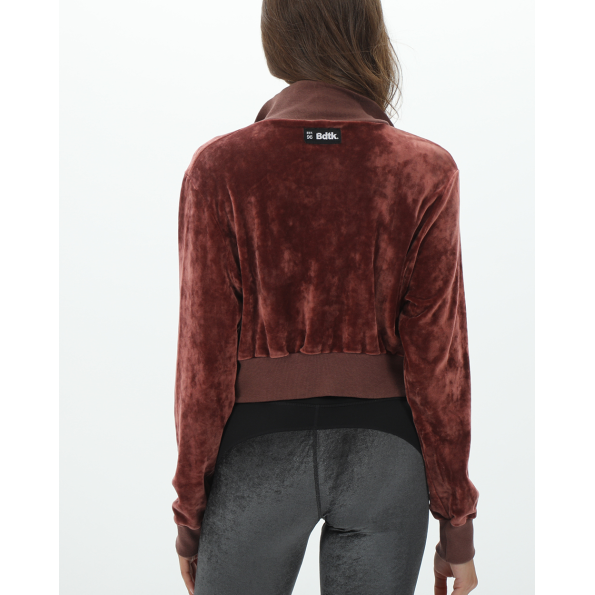 Γυναικεία κοντή ζακέτα BODYTALK 1212-907422 καφέ Γυναικεία