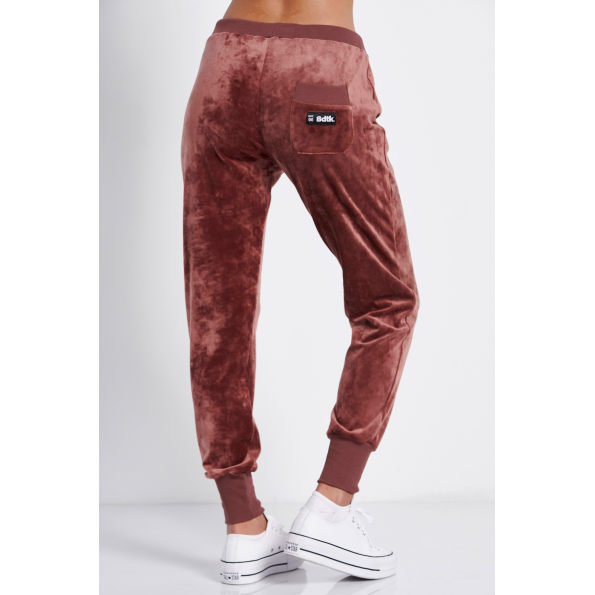 Γυναικείο παντελόνι φόρμας jogger BODYTALK 1212-907500 καφέ