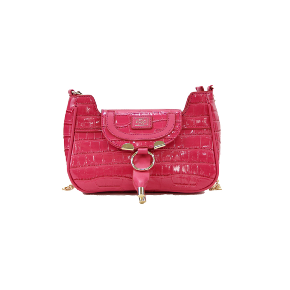 Γυναικεία τσάντα ώμου VQF POLO LINE 2128 HANDBAG φούξια