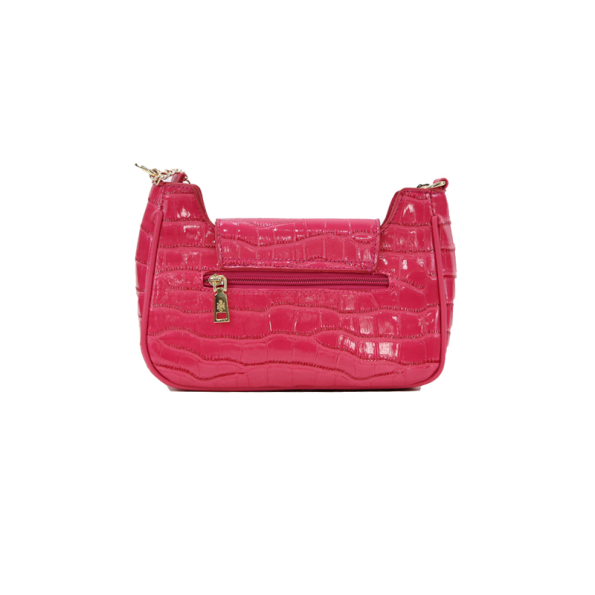 Γυναικεία τσάντα ώμου VQF POLO LINE 2128 HANDBAG φούξια Γυναικεία