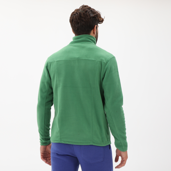 Ανδρική fleece μπλούζα BATTERY 07232002 πράσινη Ανδρικά
