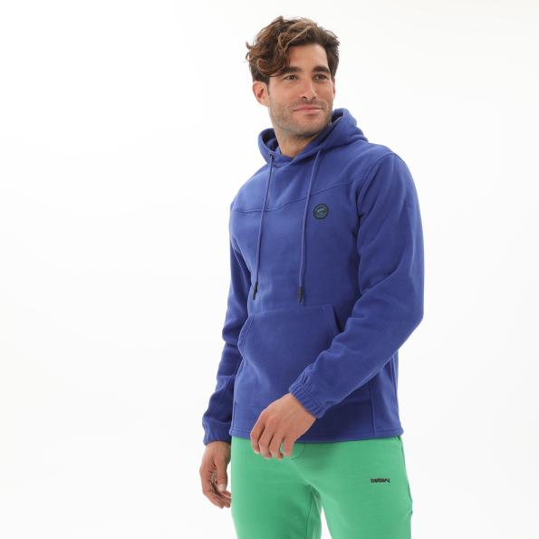 Ανδρική fleece μπλούζα BATTERY 07232003 μπλε Ανδρικά