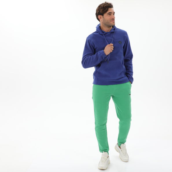 Ανδρική fleece μπλούζα BATTERY 07232003 μπλε Ανδρικά
