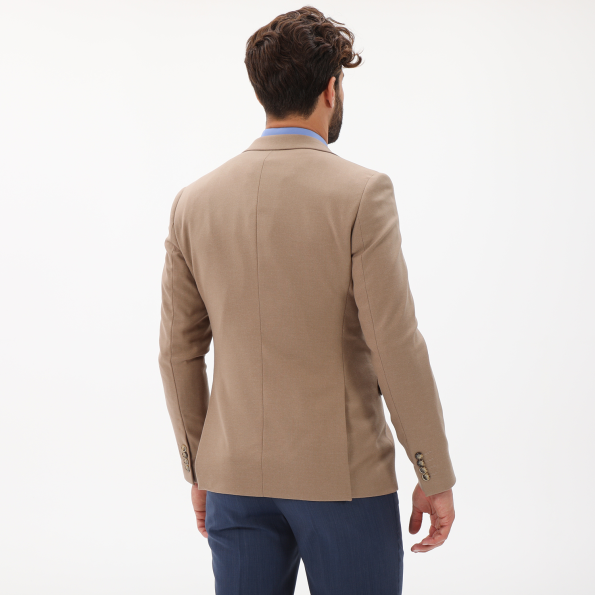 Ανδρικό σακάκι κοστουμιού MARTIN & CO 223-21-6436 SLIM BLAZER καφέ καμηλό Ανδρικά