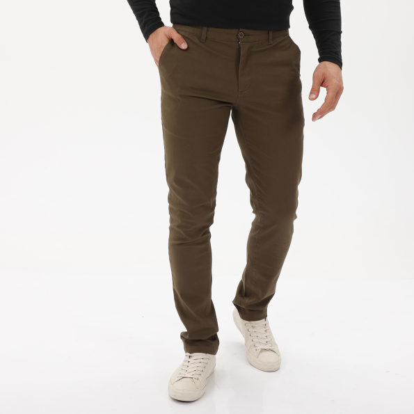 Ανδρικό chino comfort παντελόνι MARTIN & CO 223-32-2368 λαδί