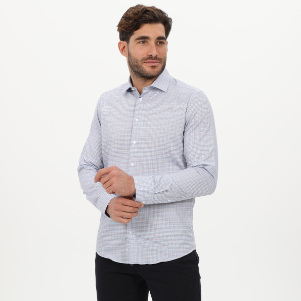 Ανδρικό πουκάμισο MARTIN & CO 223-51-1680 SLIM FIT γαλάζιο Ανδρικά