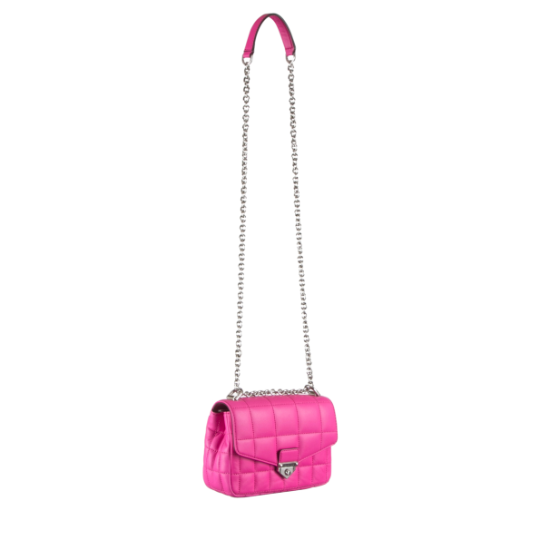 Γυναικεία τσάντα χιαστί MICHAEL KORS 30H0S1SL1T SOHO φούξια Γυναικεία