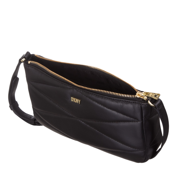 Γυναικεία τσάντα ώμου DKNY R31EBW99 EVE μαύρη Γυναικεία