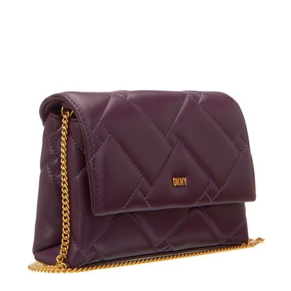 Γυναικείο clutch DKNY  R23GBU17 WILLOW μοβ Γυναικεία