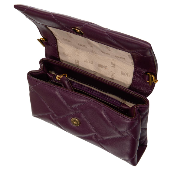 Γυναικείο clutch DKNY  R23GBU17 WILLOW μοβ Γυναικεία