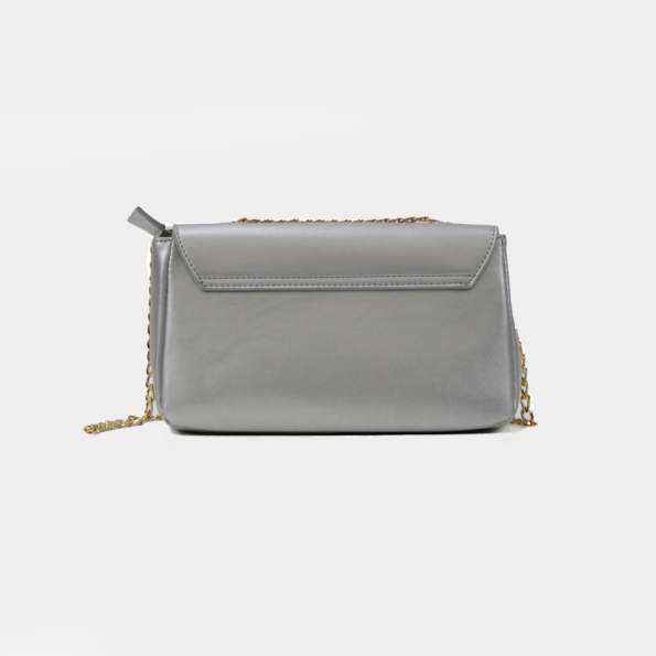 Γυναικεία τσάντα ώμου VQF POLO LINE 2115 HANDBAG ασημί Γυναικεία