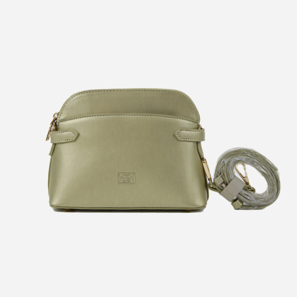 Γυναικείο τσαντάκι χιαστί VQF POLO LINE 2122 HANDBAG χρυσό Γυναικεία