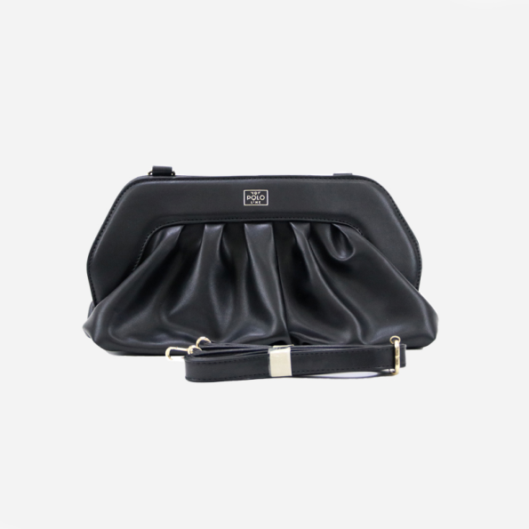 Γυναικεία τσάντα χειρός χιαστί VQF POLO LINE 2123 HANDBAG μαύρη