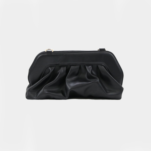Γυναικεία τσάντα χειρός χιαστί VQF POLO LINE 2123 HANDBAG μαύρη Γυναικεία