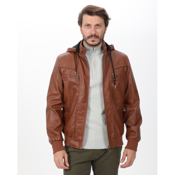 Ανδρικό jacket BATTERY 15232009 καφέ