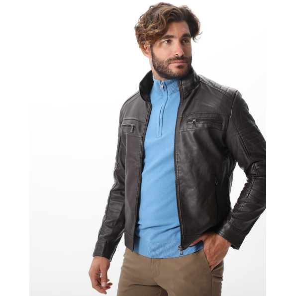 Ανδρικό jacket BATTERY 15232011 καφέ Ανδρικά