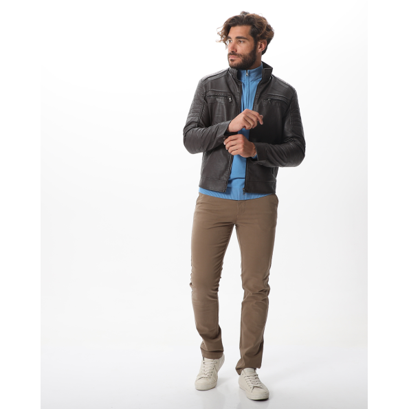 Ανδρικό jacket BATTERY 15232011 καφέ Ανδρικά
