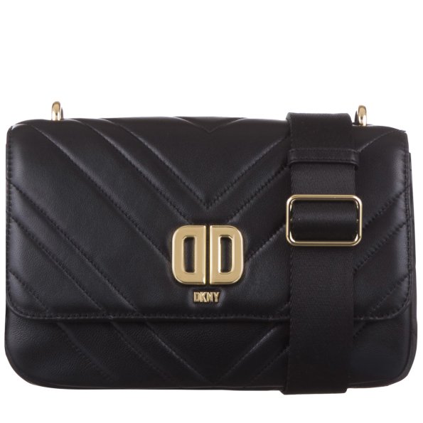 Γυναικεία τσάντα χιαστί DKNY R23EBK75 DELPHINE μαύρη