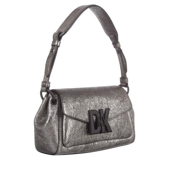 Γυναικεία τσάντα χειρός DKNY R333DY89 DOWNTOWN ασημί Γυναικεία