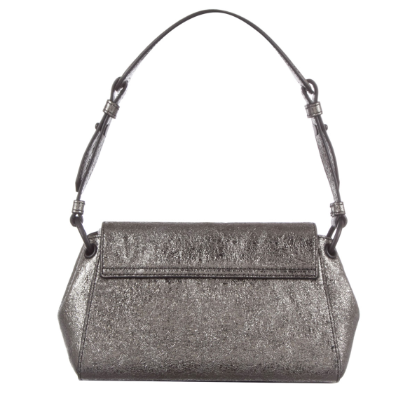 Γυναικεία τσάντα χειρός DKNY R333DY89 DOWNTOWN ασημί Γυναικεία