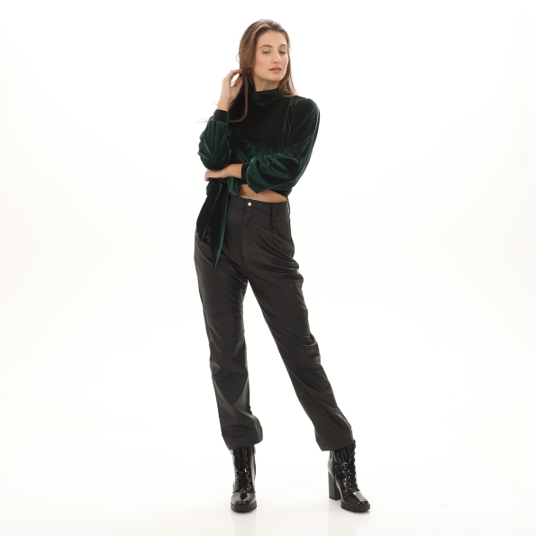 Γυναικείο μακρυμάνικο τοπ KENDALLKYLIE KKW.2W0.040.006 πράσινο Γυναικεία