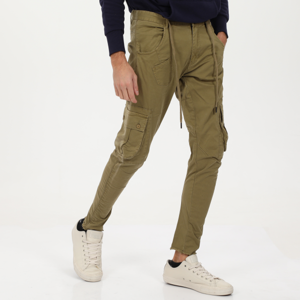 Ανδρικό cargo παντελόνι STAFF JEANS 5-814.000.9.043 ELTON πράσινο Ανδρικά