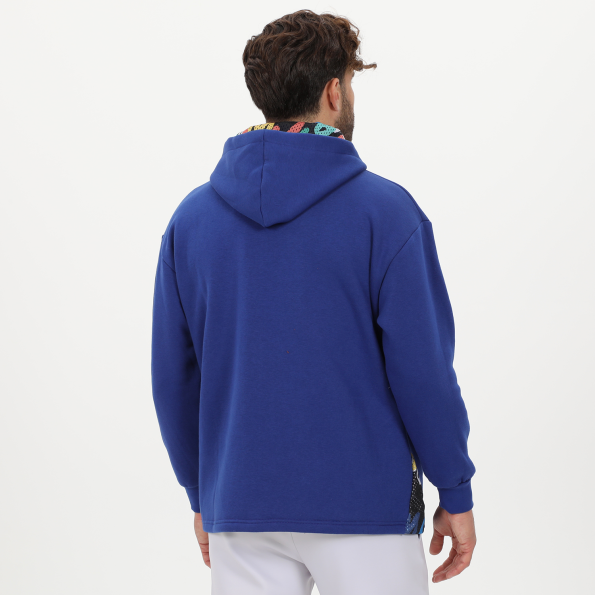Ανδρική φούτερ μπλούζα BLUE HUNTER 24111080130 M BALLER HOODIE μπλε Ανδρικά
