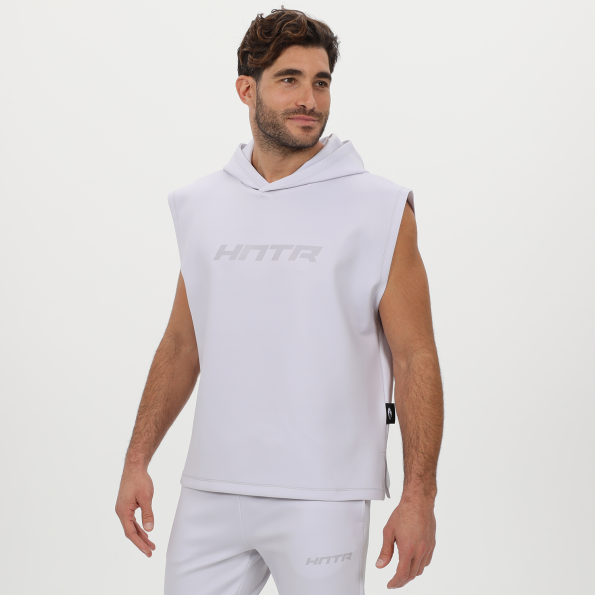 Ανδρική αμάνικη φούτερ μπλούζα BLUE HUNTER 24111100104 M HOODIE FLEXER γκρι Ανδρικά