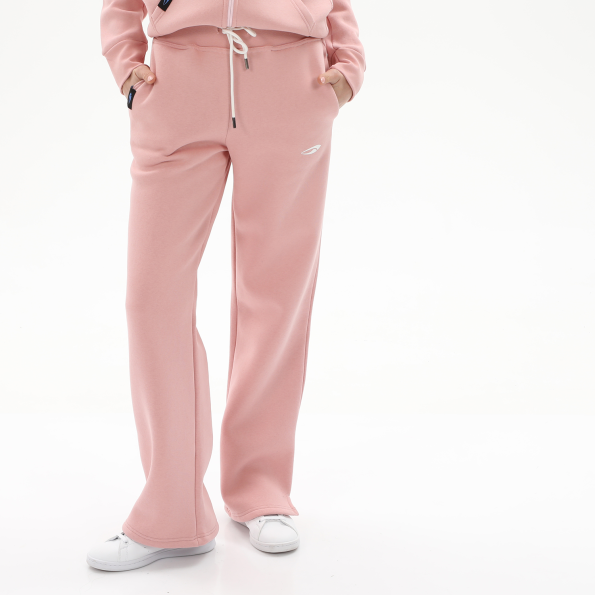 Γυναικείο παντελόνι φόρμας BLUE HUNTER 24112130112 W FLARE JOGGER ροζ