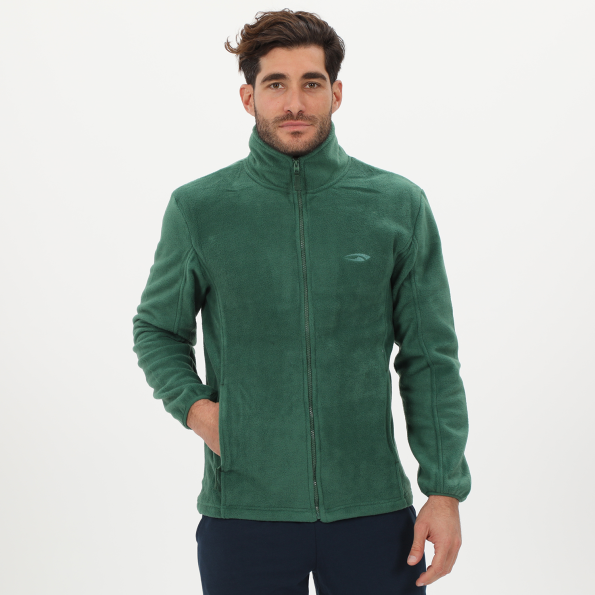 Ανδρική fleece ζακέτα BLUE HUNTER  24113380127 U EVEREST FLEECE πράσινη