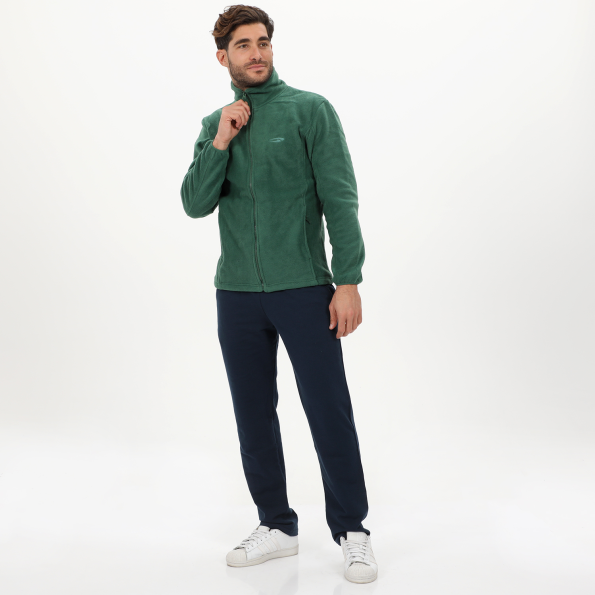 Ανδρική fleece ζακέτα BLUE HUNTER  24113380127 U EVEREST FLEECE πράσινη Ανδρικά
