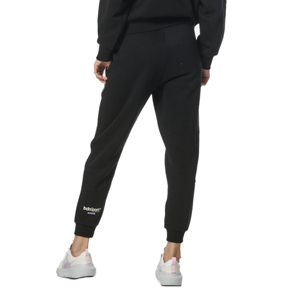 Γυναικείο fleece παντελόνι φόρμας BODY ACTION  021335-01 μαύρο Γυναικεία