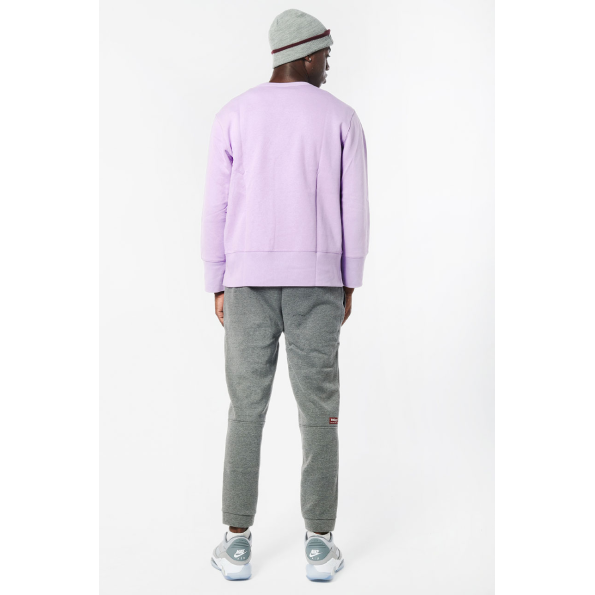 Ανδρική oversized φούτερ μπλούζα BODY ACTION 063220-01 μωβ Ανδρικά