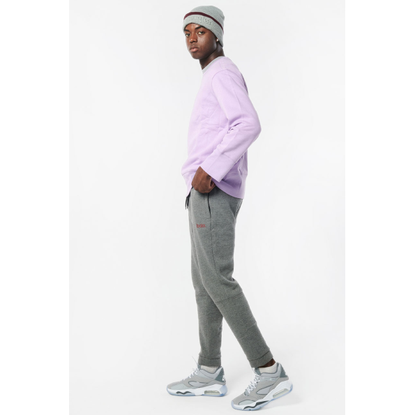 Ανδρική oversized φούτερ μπλούζα BODY ACTION 063220-01 μωβ Ανδρικά