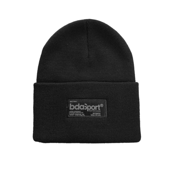 Unisex πλεκτός σκούφος BODY ACTION 095316-01 μαύρος