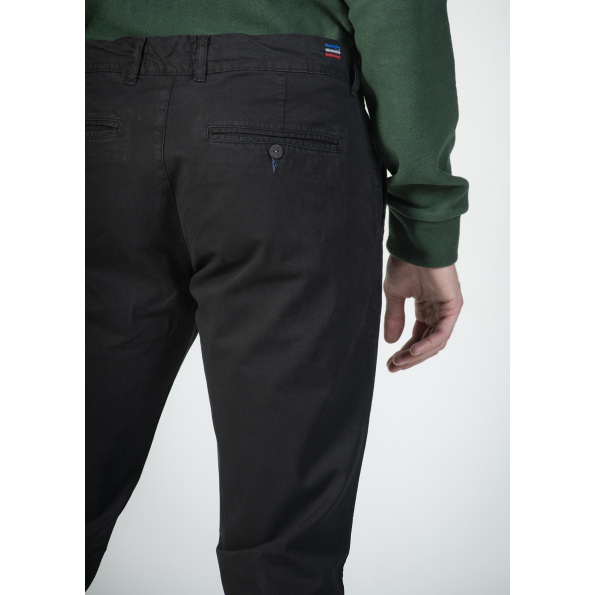 Ανδρικό chino παντελόνι DORS 2035101.C02 μαύρο Ανδρικά