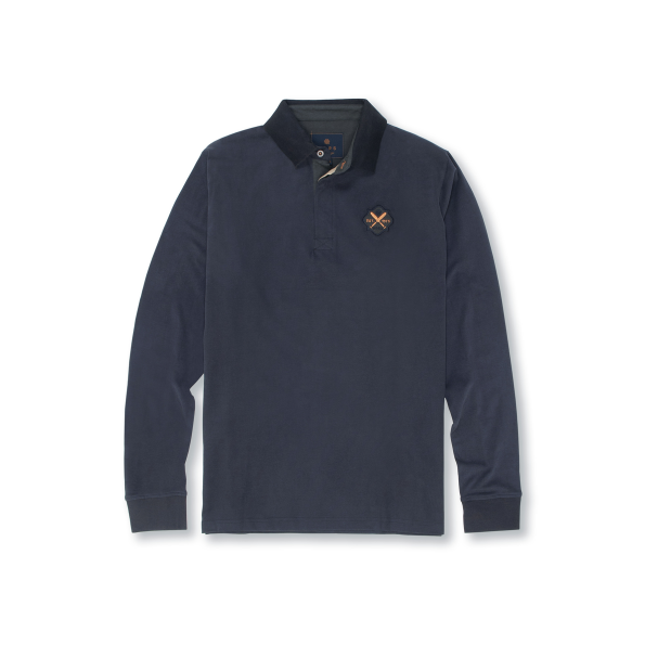 Ανδρική polo μπλούζα DORS 1133002.C02 μπλε Ανδρικά