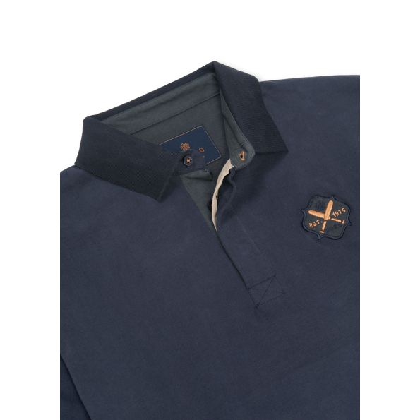 Ανδρική polo μπλούζα DORS 1133002.C02 μπλε Ανδρικά