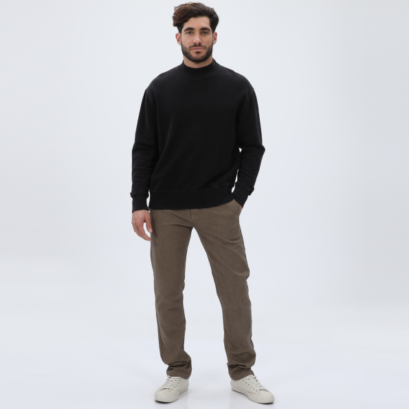 Ανδρική φούτερ μπλούζα DIRTY LAUNDRY DLMC03W22 Relaxed Fit μαύρη Ανδρικά