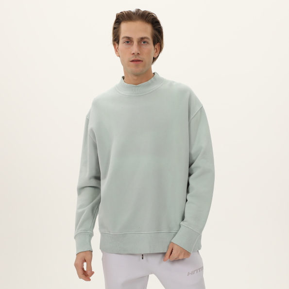 Ανδρική φούτερ μπλούζα DIRTY LAUNDRY DLMC03W22 Relaxed Fit πράσινη