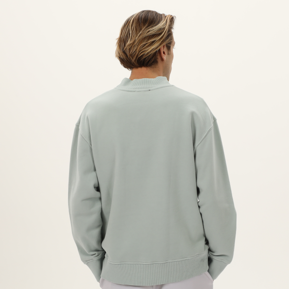 Ανδρική φούτερ μπλούζα DIRTY LAUNDRY DLMC03W22 Relaxed Fit πράσινη Ανδρικά