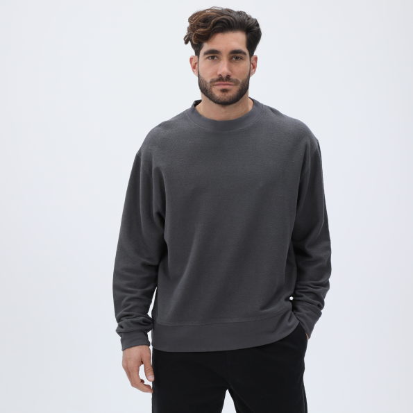 Ανδρική φούτερ μπλούζα DIRTY LAUNDRY DLMC15W22 Oversized γκρι