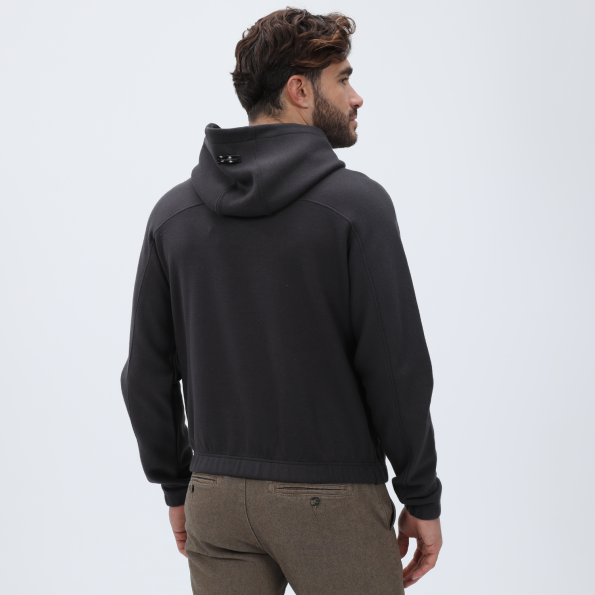 Ανδρική φούτερ ζακέτα DIRTY LAUNDRY DLMF01W22 Regular Fit Full Zip γκρι Ανδρικά