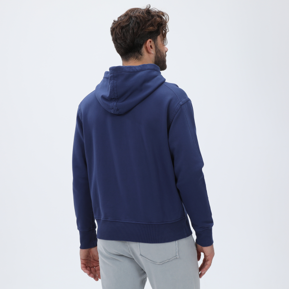 Ανδρική φούτερ ζακέτα DIRTY LAUNDRY DLMF09W22 Relaxed Fit μπλε Ανδρικά