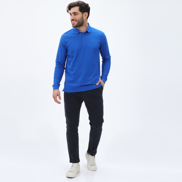 Ανδρικό chino παντελόνι DIRTY LAUNDRY DLMP0221F μπλε Ανδρικά