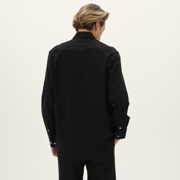 Ανδρικό πουκάμισο MARTIN & CO 223-52-1650 COMFORT FIT μαύρο Ανδρικά